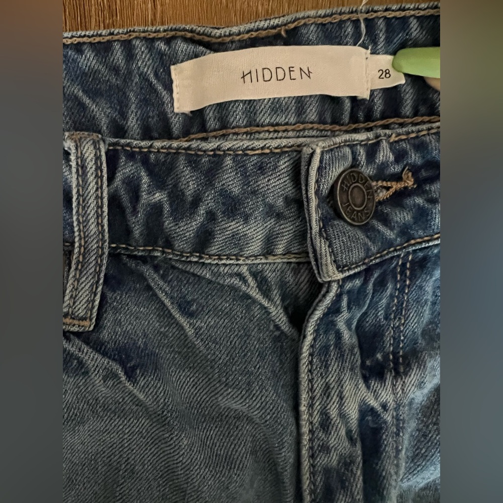 HIDDEN Distressed Blue Jeans - Picture 4 of 8